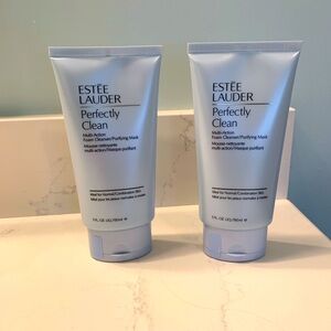 Two Estée Lauder full size Perfectly Clean